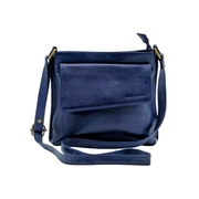 Genuine Leather Crossbody Purse - Multi