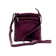 Genuine Leather Crossbody Purse Style - (Multi)