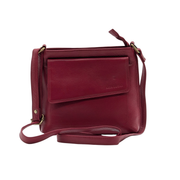 Genuine Leather Crossbody Purse - Multi