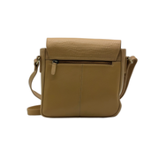 Genuine Leather Crossbody Purse Croco - Multi