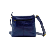 Genuine Leather Crossbody Purse - Multi