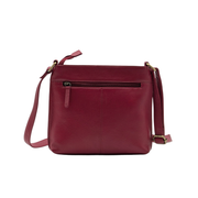 Genuine Leather Crossbody Purse - Multi