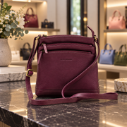 Genuine Leather Crossbody Purse Style - (Multi)