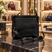 Genuine Leather Crossbody Purse - Multi