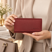 Genuine Women's Leather RFID Wallet - Multi
