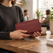 Genuine Women's Leather RFID Wallet - Multi