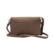 Genuine Leather Crossbody Purse and Wallet - Dual Tone