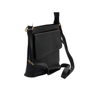 Genuine Leather Crossbody Purse - Multi