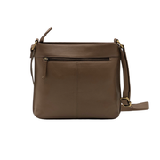 Genuine Leather Crossbody Purse - Multi