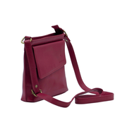 Genuine Leather Crossbody Purse - Multi