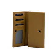 Genuine Women's Leather RFID Wallet - Multi