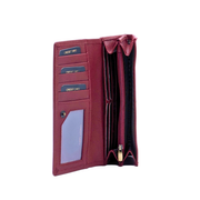 Genuine Women's Leather RFID Wallet - Multi
