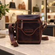 Genuine Leather Crossbody Purse Style - Multi