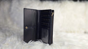 Genuine Leather Women's RFID Wallet - Blue