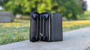 Genuine Leather Women's RFID Wallet - Black