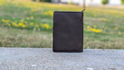 Genuine Leather Women's Wallet - Black and Brown