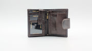 Genuine Leather RFID Wallet - Brown