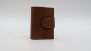Genuine Leather RFID Wallet - Tan