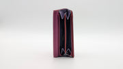 Genuine Women's Leather RFID Wallet - Pink and Purple