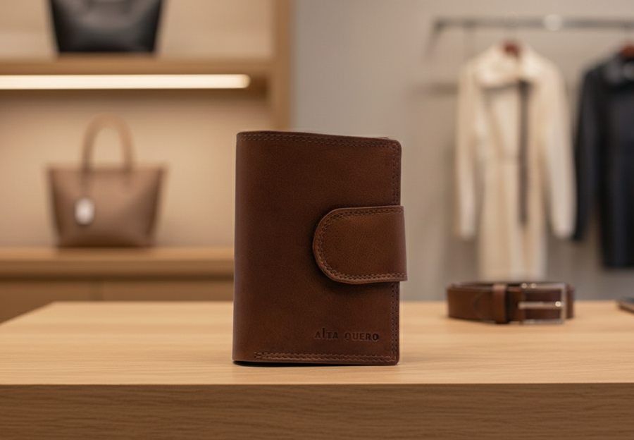 Genuine Leather Wallet RFID – Tan
