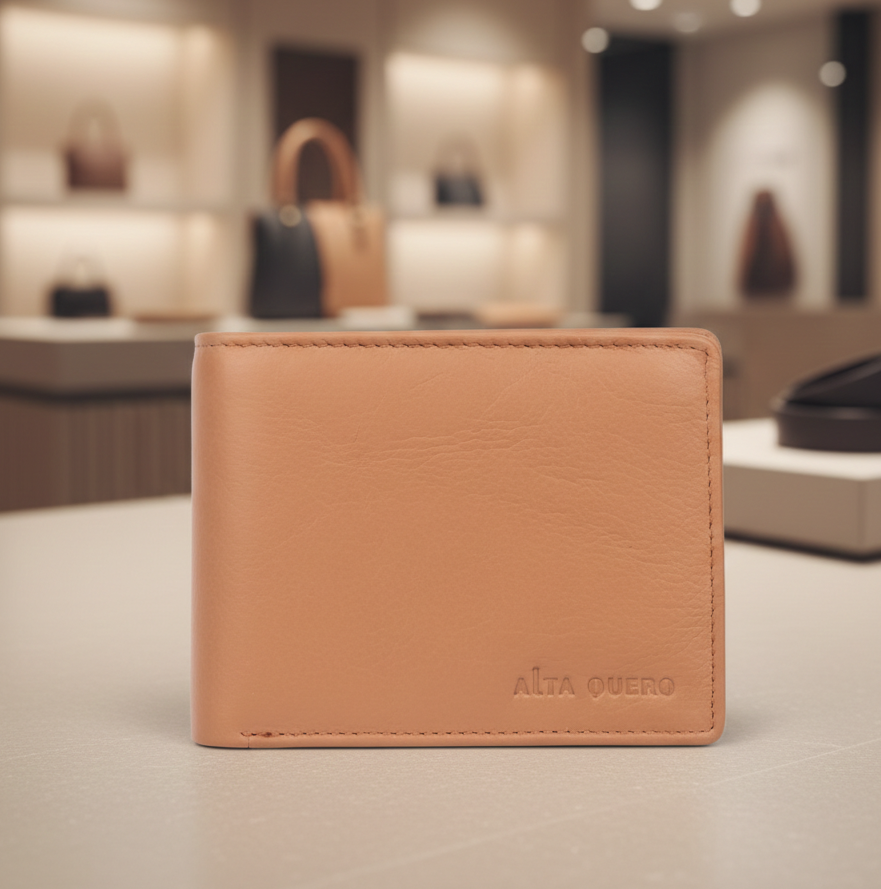 Genuine Leather Men's Wallet RFID – Tan
