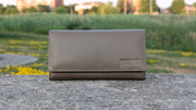 Genuine Leather Women's RFID Wallet - Taupe